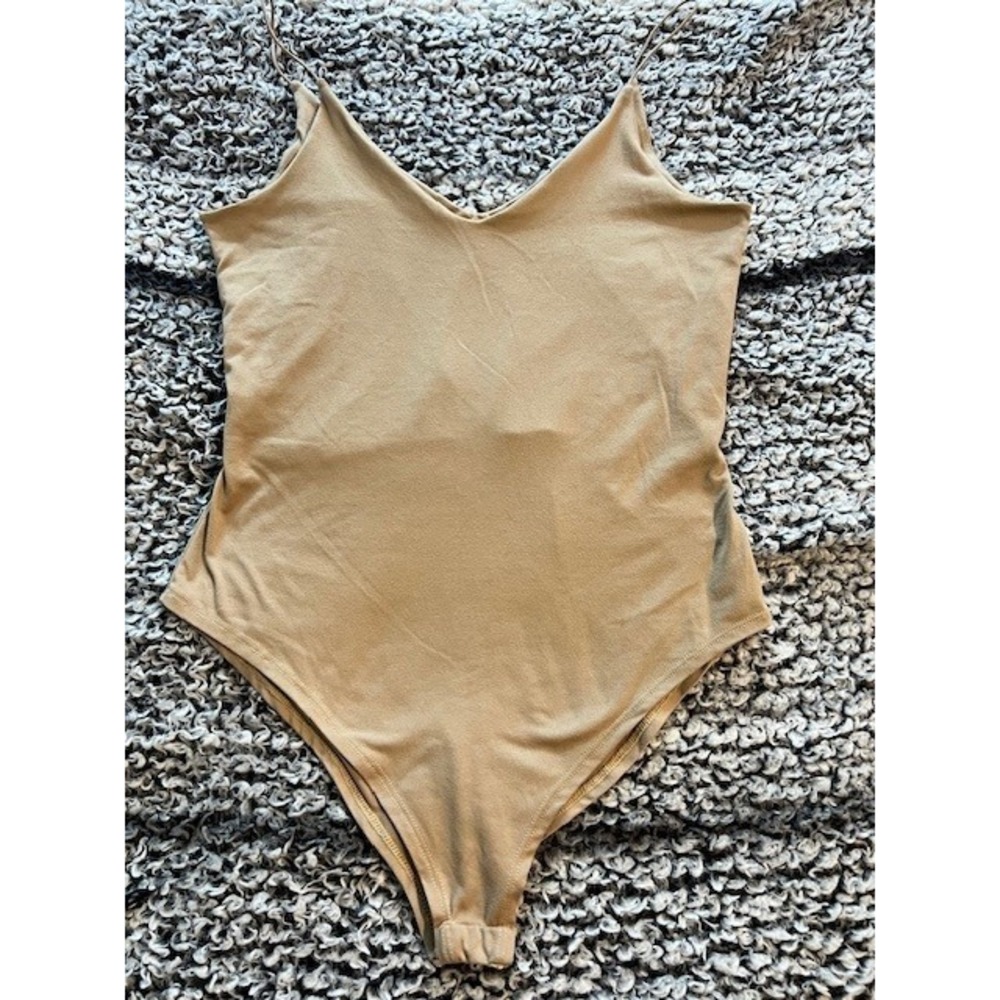 Women's Gaze Tan Unitard Size M